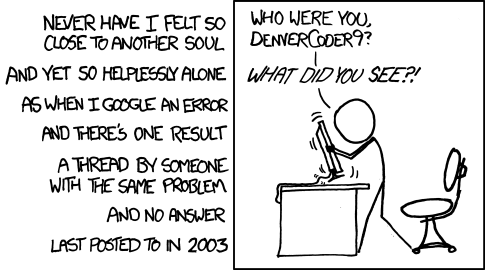 XKCD-612: Wisdom Of the Ancients